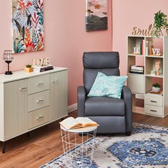 Sofa Table in White Chipboard
