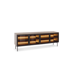 RTV Cabinet 181 4D + LED – Dunin Oak