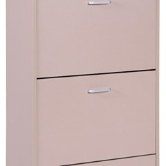 Shoe Rack 4 Doors In Dove Grey Melamine