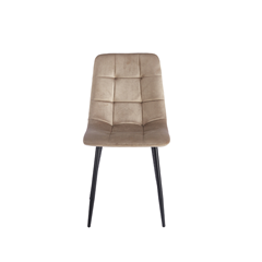 Dining Chair – Metal Leg - Brown