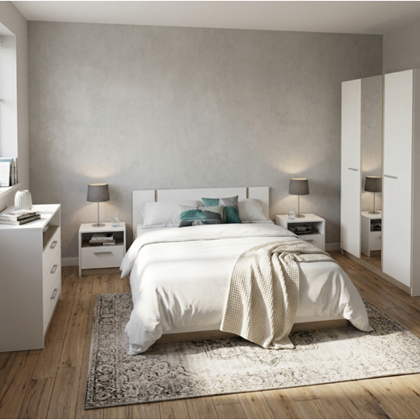 Bedroom Set – Oak & Matt White