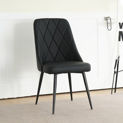 Dinning Chair Black PU