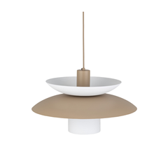 Verado Knowing Hanging Lamp – White & Beige