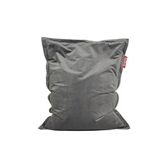 Indoor Slim Velvet Beanbag - Taupe