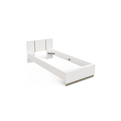 Bed 90x200 – White & Kronberg Oak