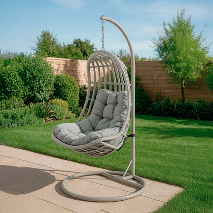 Light Grey Hanging Chair
