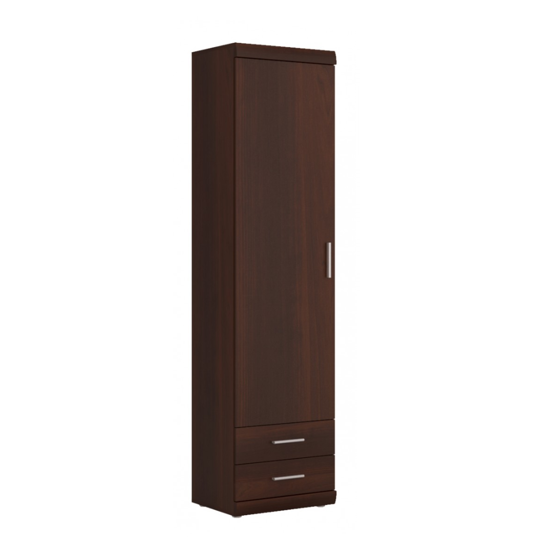 Linen Cabinet Maker 1 Door 2 Shelves - Walnut
