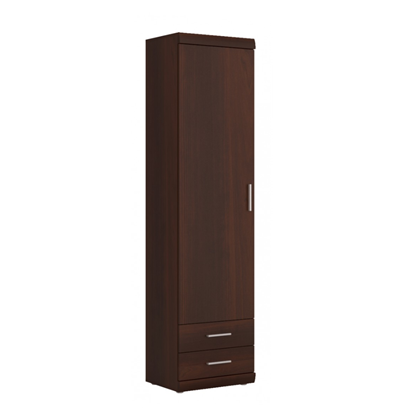 Linen Cabinet Maker 1 Door 2 Shelves - Walnut
