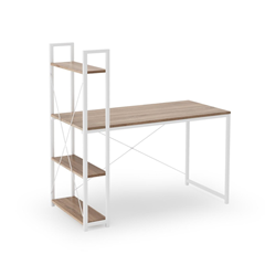 Desk – White & Sonoma Oak