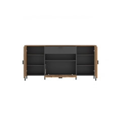 Chest of Drawers – Anthracite & Coast Evoke Oak