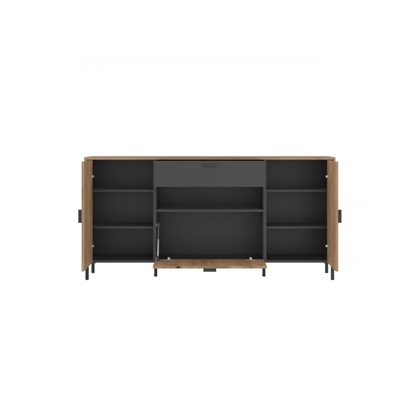 Chest of Drawers – Anthracite & Coast Evoke Oak