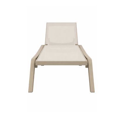 Sun lounger - Taupe