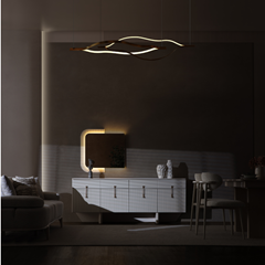 Console With Mirror – Sand Beige