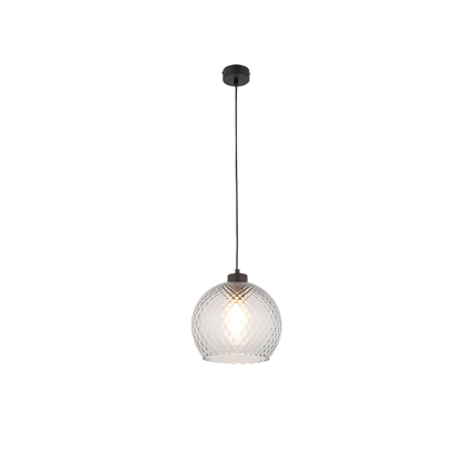 Devon Hanging Lamp – Black & Graphite