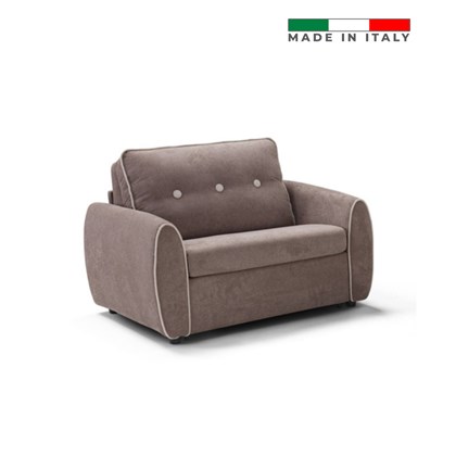 Single Sofa Bed - Brown