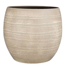 Pot Round Beige - H32xd36cm