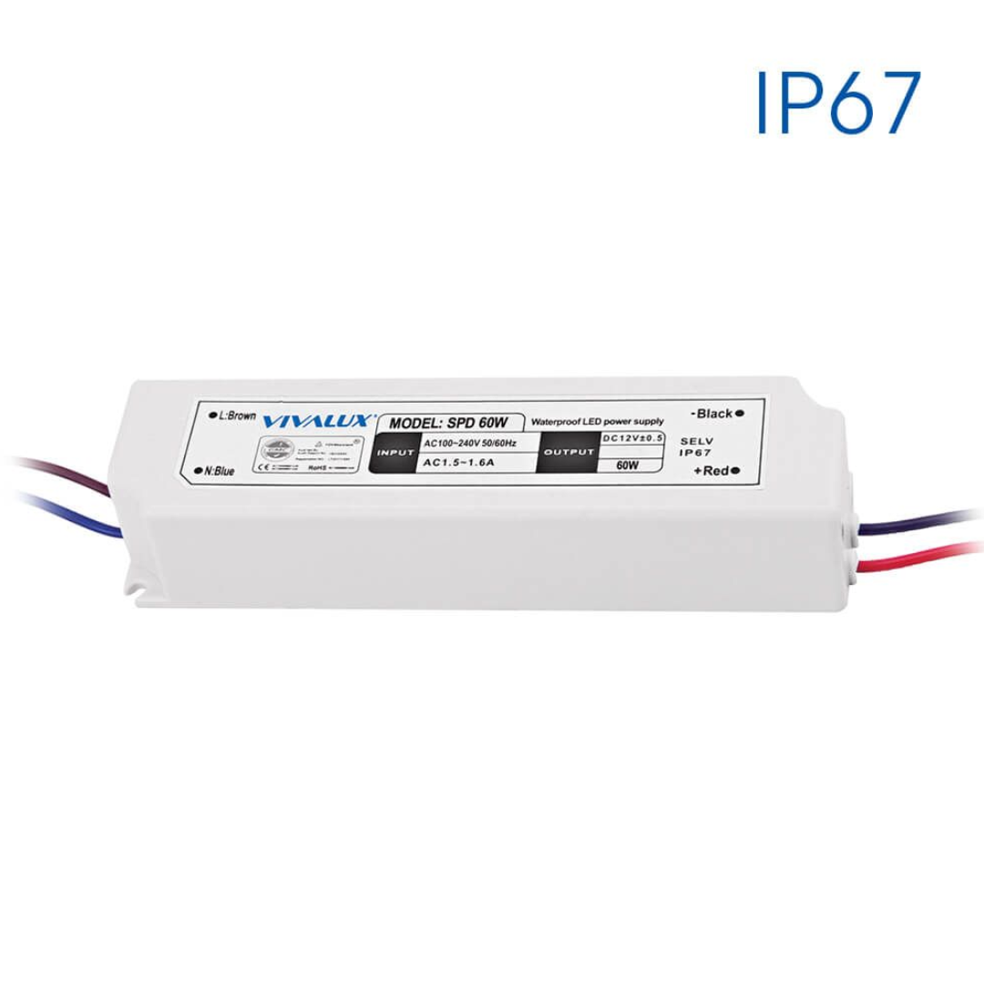 Supply SPD Slim LED Driver 60W IP67