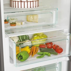 Fresco 341L Fridge-Freezer Stainless Steel