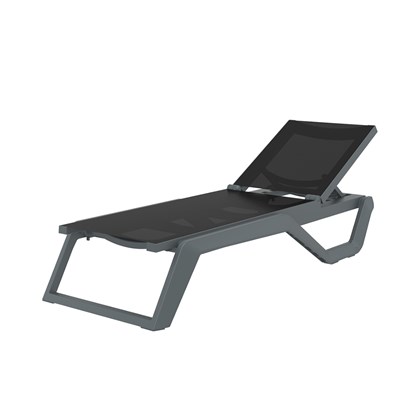 Sun lounger – Dark Grey