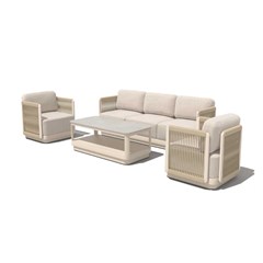 Garden Sofa Set Of 4 - Champagne