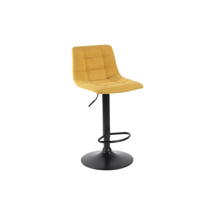 Barstool Fabric Mustard & Black