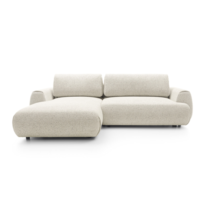 Corner Sofa Bed with Chaise Left – Light Grey