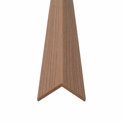 Outdoor L Corner – Pattern 3D Rosewood 5x5x220 cm