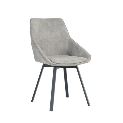 Dining Chair Microfiber - Light Grey