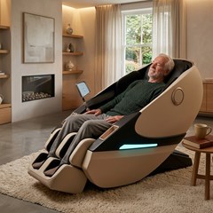 Luxury Massage Chair - Beige