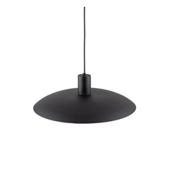 Loft Style Pendant Lamp with Black Metal Shade E27