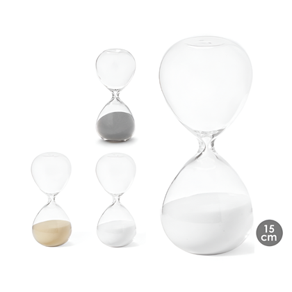 White Sand Timer 15cm - 15 Min