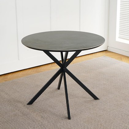 Dining Table Dia900x750mm Dark Grey