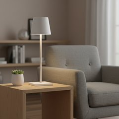 Portable Table Lamp White