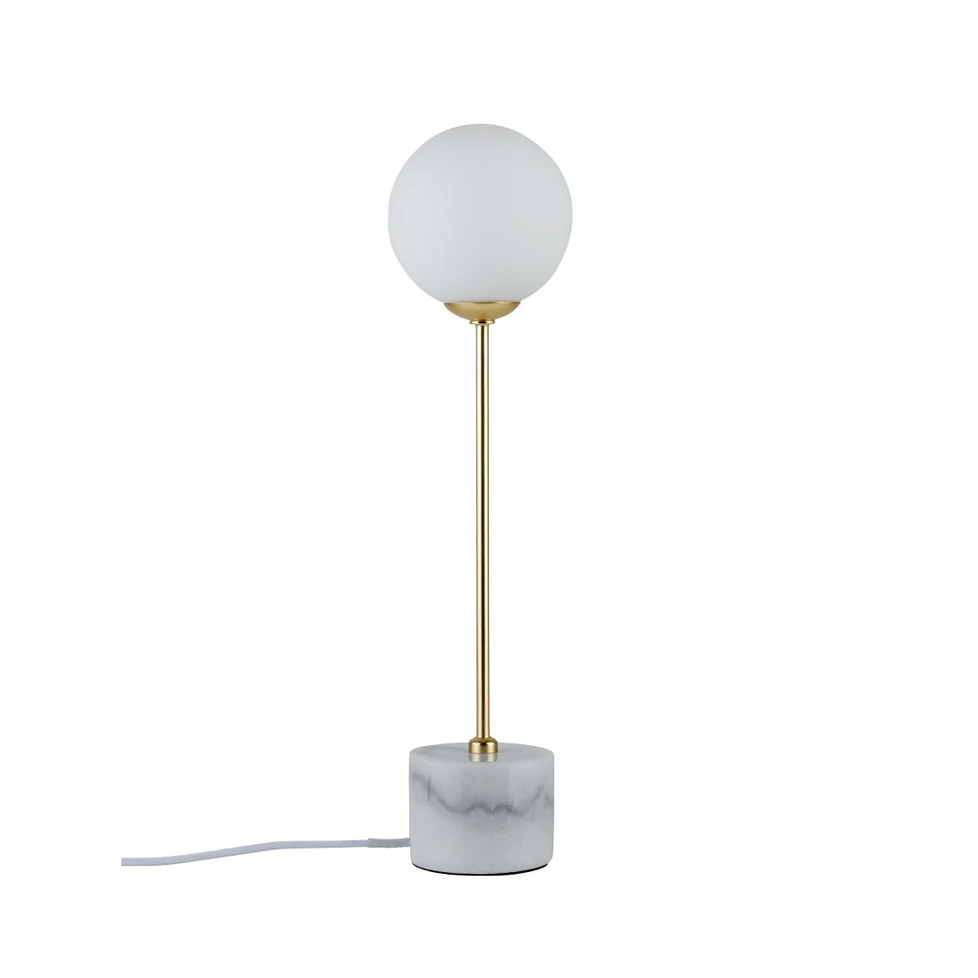 Gold Matt Marble Table Lamp 1X10W G9