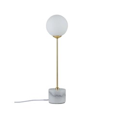 Gold Matt Marble Table Lamp 1X10W G9