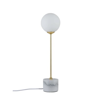 Gold Matt Marble Table Lamp 1X10W G9