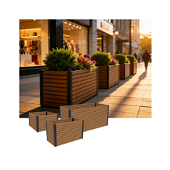 Outdoor Flower Bed – Teak