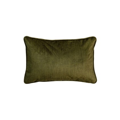 Dark Green Velvet Cushion 45x30cm