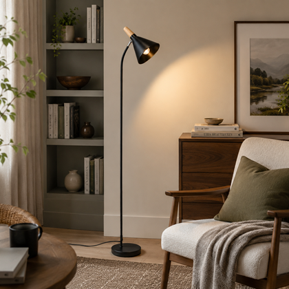 Floor Lamp H148 - Black
