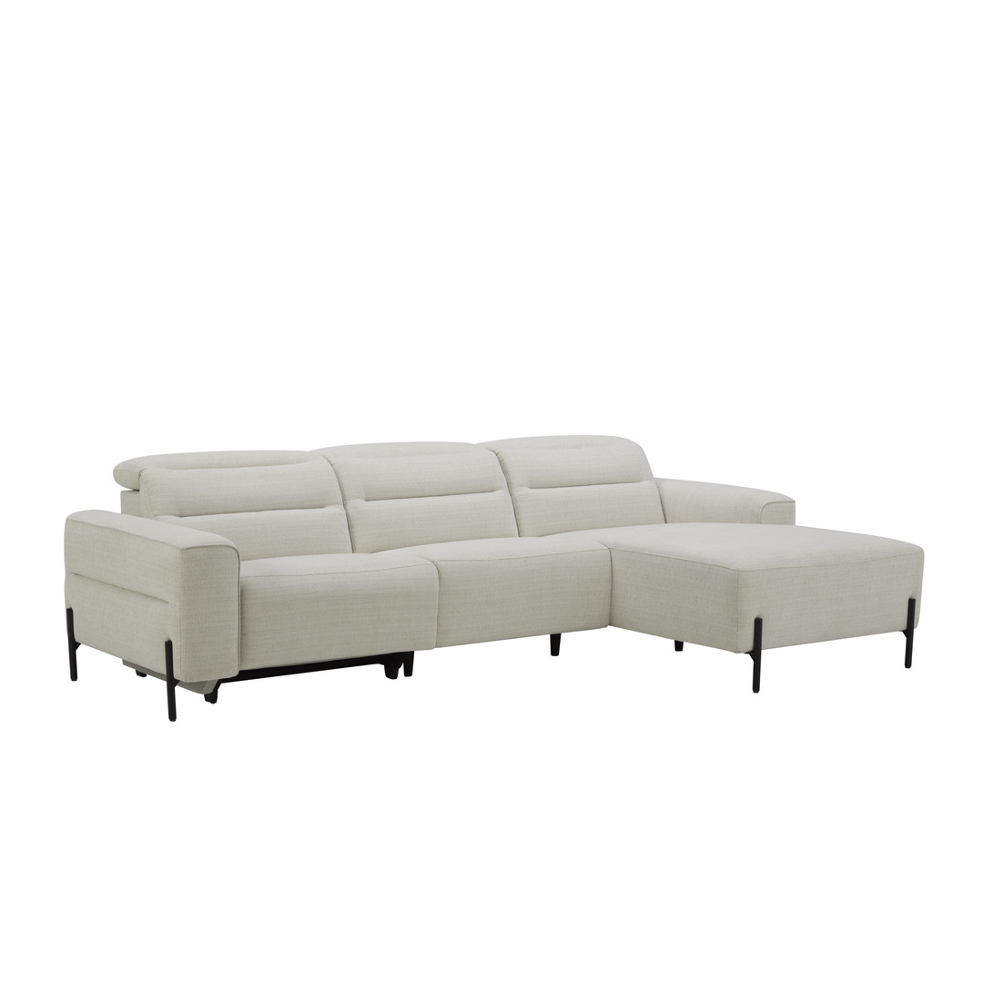 Sofa 2-Seater with CHL Right 1.5 - Light Grey