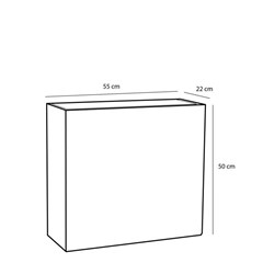 Stream Pot Rectangle D. Grey