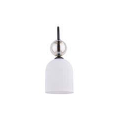 Sophia Cognac Sconce – White