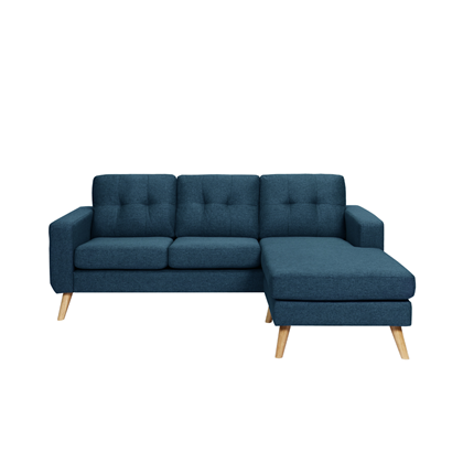 Reversible Corner Sofa – Dark Blue