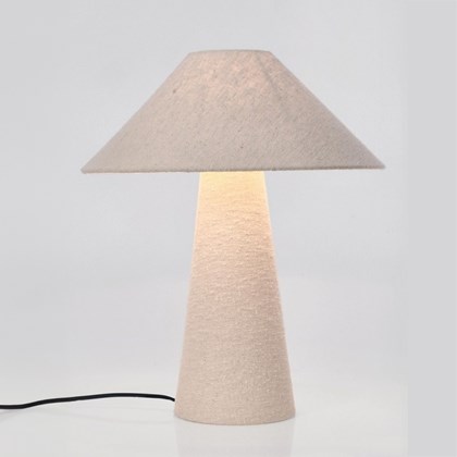 Lamki Cream Table Lamp H46