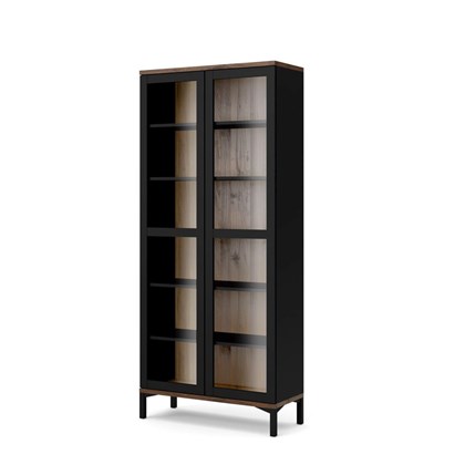 Roomers China Cabinet 2 Doors Black