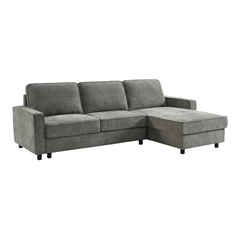 3-Seater Grey Corner Sofa