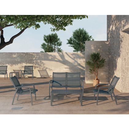 Outdoor Sofa Set – Dark Grey