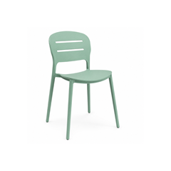 Polypropylene Outdoor Chair- Green Pastel