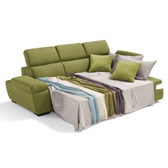 3 Seater Sofa Bed with Adjustable Armrests