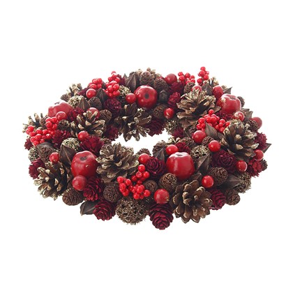 Adalia Red Wreath D30